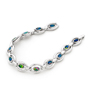 Opal Jewellery Sterling Silver Light Opal Doublet Bracelet, opal jewellery